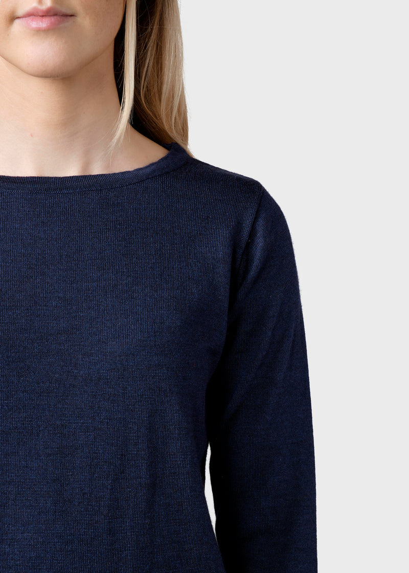 Klitmøller Collective ApS Charlotte knit Knitted sweaters Deep blue