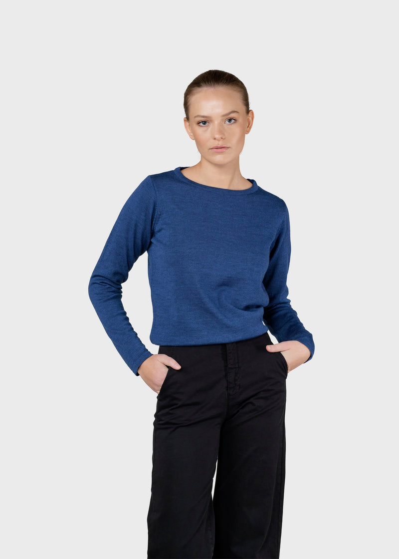 Klitmøller Collective ApS Charlotte knit Knitted sweaters Ocean