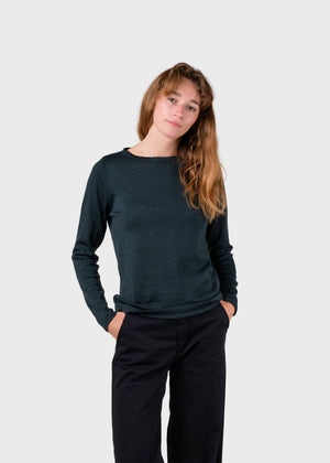 Klitmøller Collective ApS Charlotte knit Knitted sweaters Olive