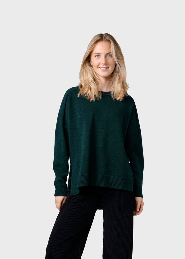 Klitmøller Collective ApS Cirkeline knit Knitted sweaters Moss Green