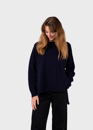 Klitmøller Collective ApS Cirkeline knit Knitted sweaters Navy