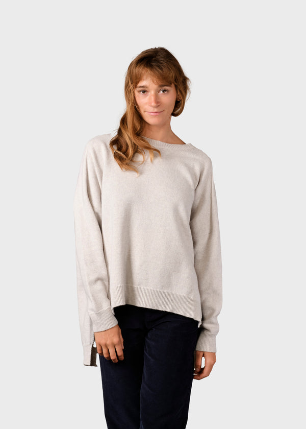 Klitmøller Collective ApS Cirkeline knit Knitted sweaters Pastel grey