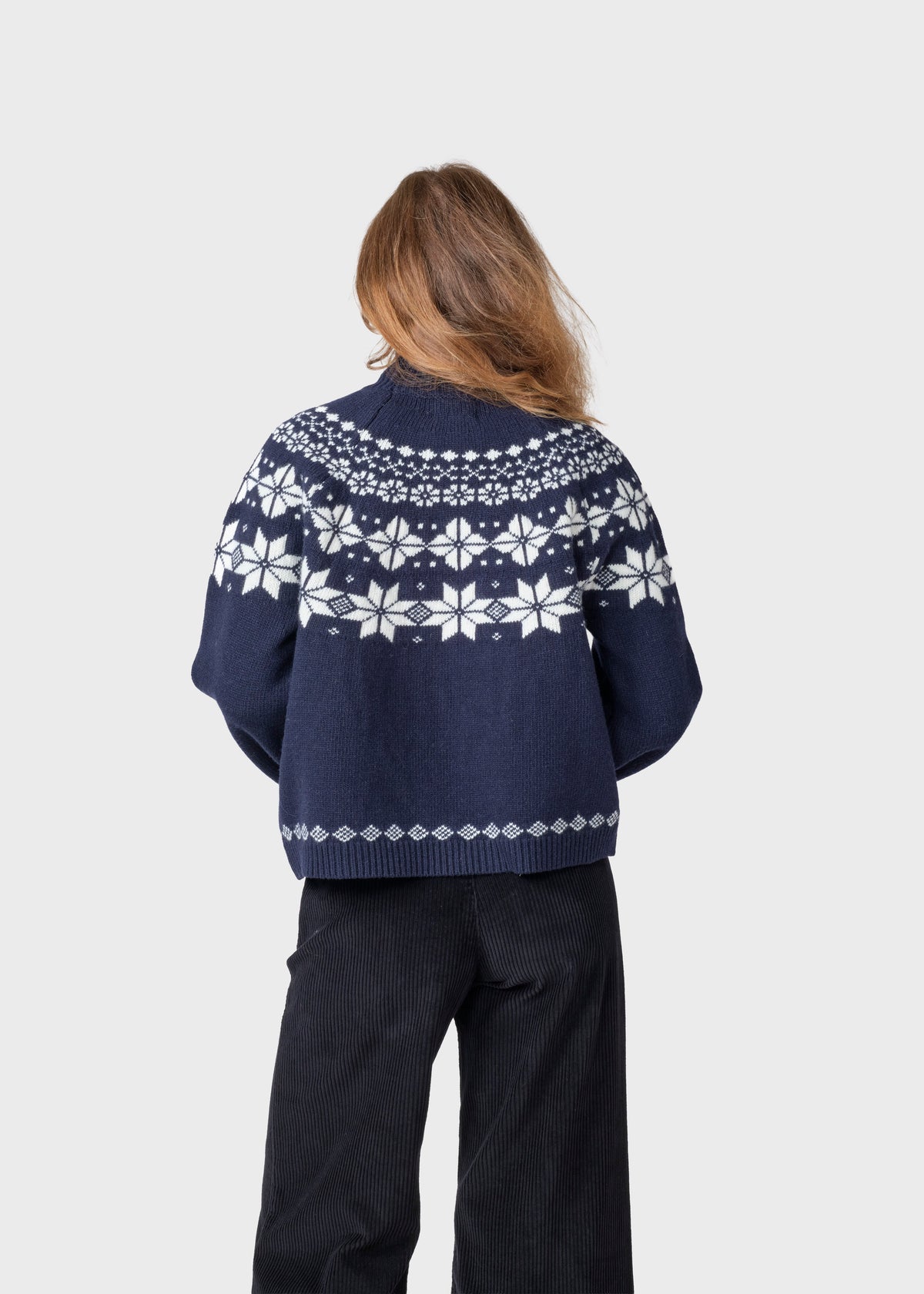 Klitmøller Collective ApS Claire knit  Knitted sweaters Navy/cream