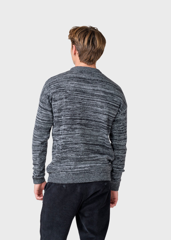 Klitmøller Collective ApS Cooper knit Knitted sweaters Black/light grey