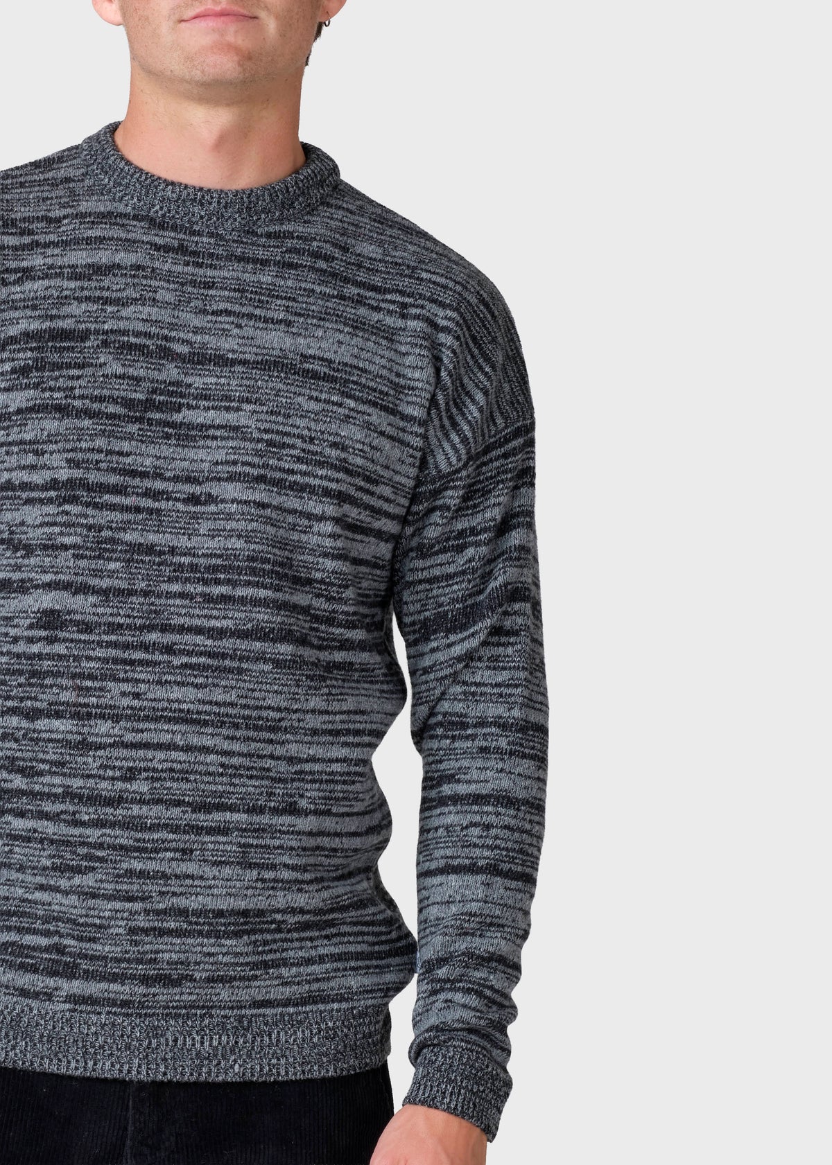 Klitmøller Collective ApS Cooper knit Knitted sweaters Black/light grey