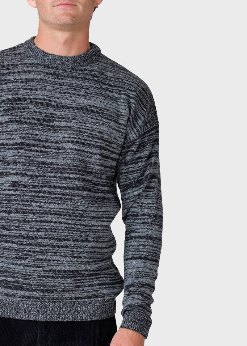 Klitmøller Collective ApS Cooper knit Knitted sweaters Black/light grey