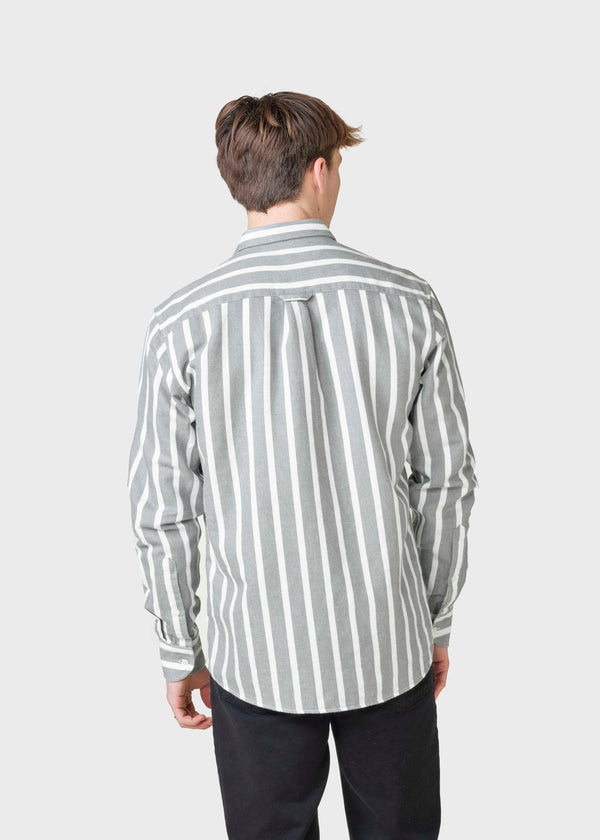 Klitmøller Collective ApS Cornelius shirt Shirts White/taupe