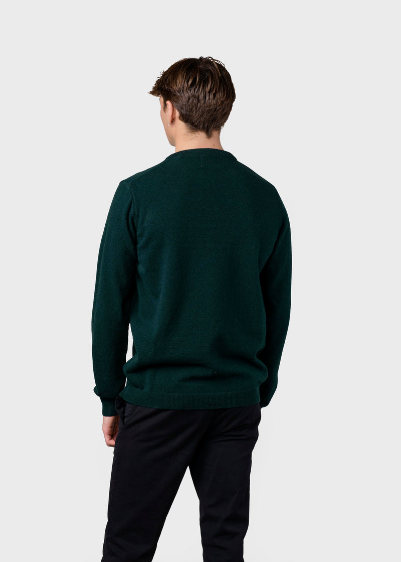 Klitmøller Collective ApS Daniel knit Knitted sweaters Moss Green