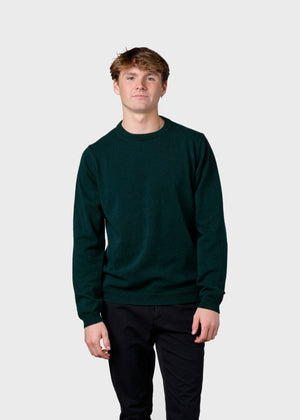 Klitmøller Collective ApS Daniel knit Knitted sweaters Moss Green