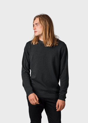 Klitmøller Collective ApS Daniel knit Knitted sweaters Olive