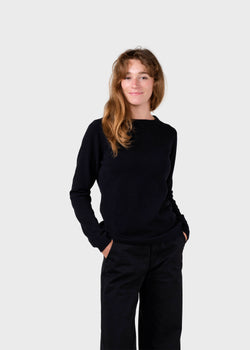 Klitmøller Collective ApS Daniella knit Knitted sweaters Black