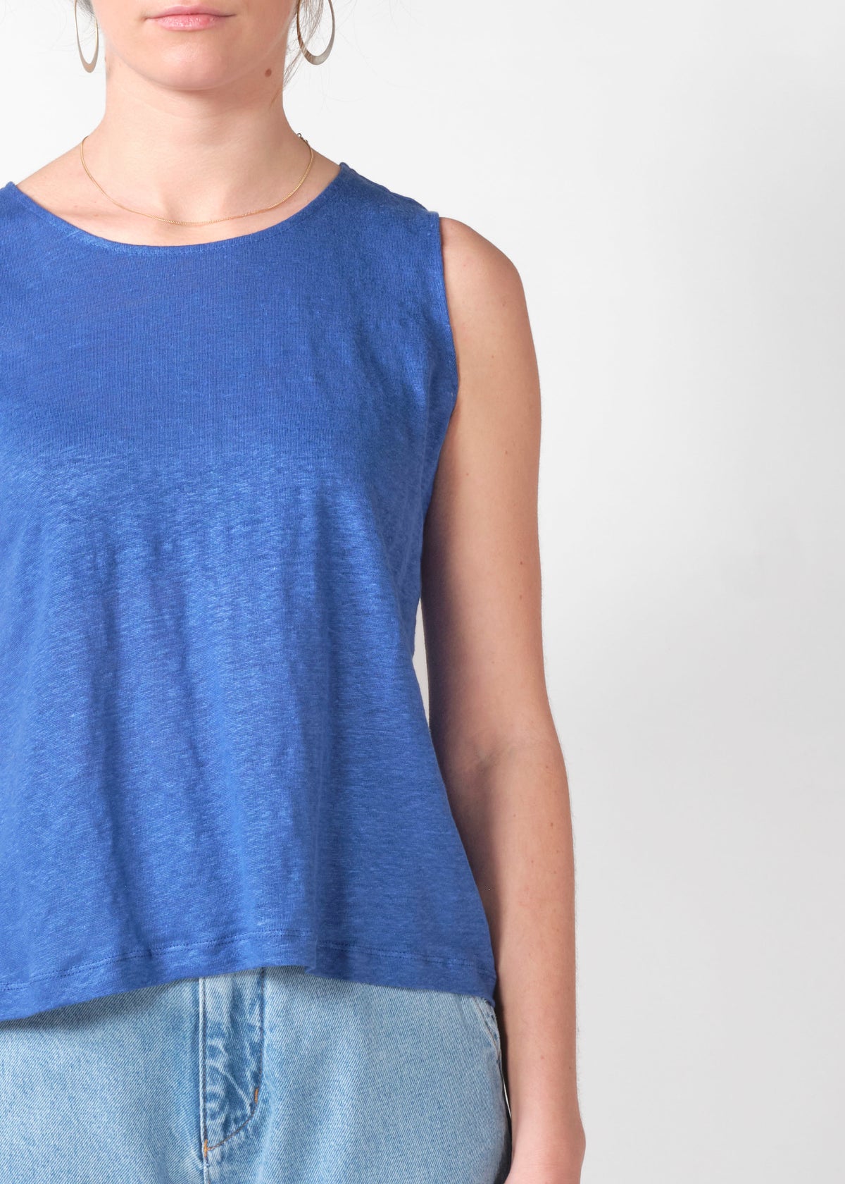 Klitmøller Collective ApS Dee tank top T-Shirts Surf blue
