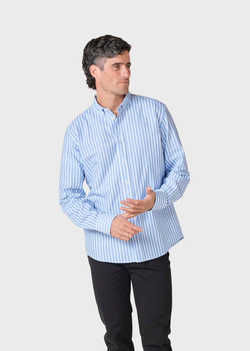 Klitmøller Collective ApS Donald shirt Shirts Ocean/cream