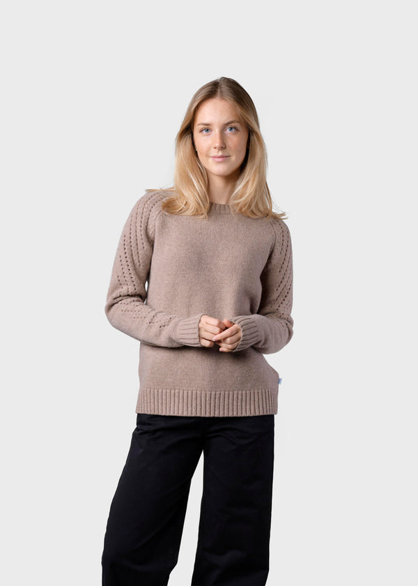 Klitmøller Collective ApS Dorte knit Knitted sweaters Sand