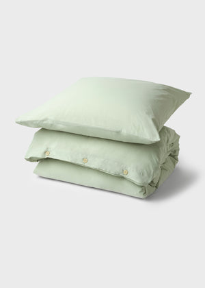 Klitmøller Collective Home Bed set - Plain - 140 x 200 + 80 x 80 Textiles Sage