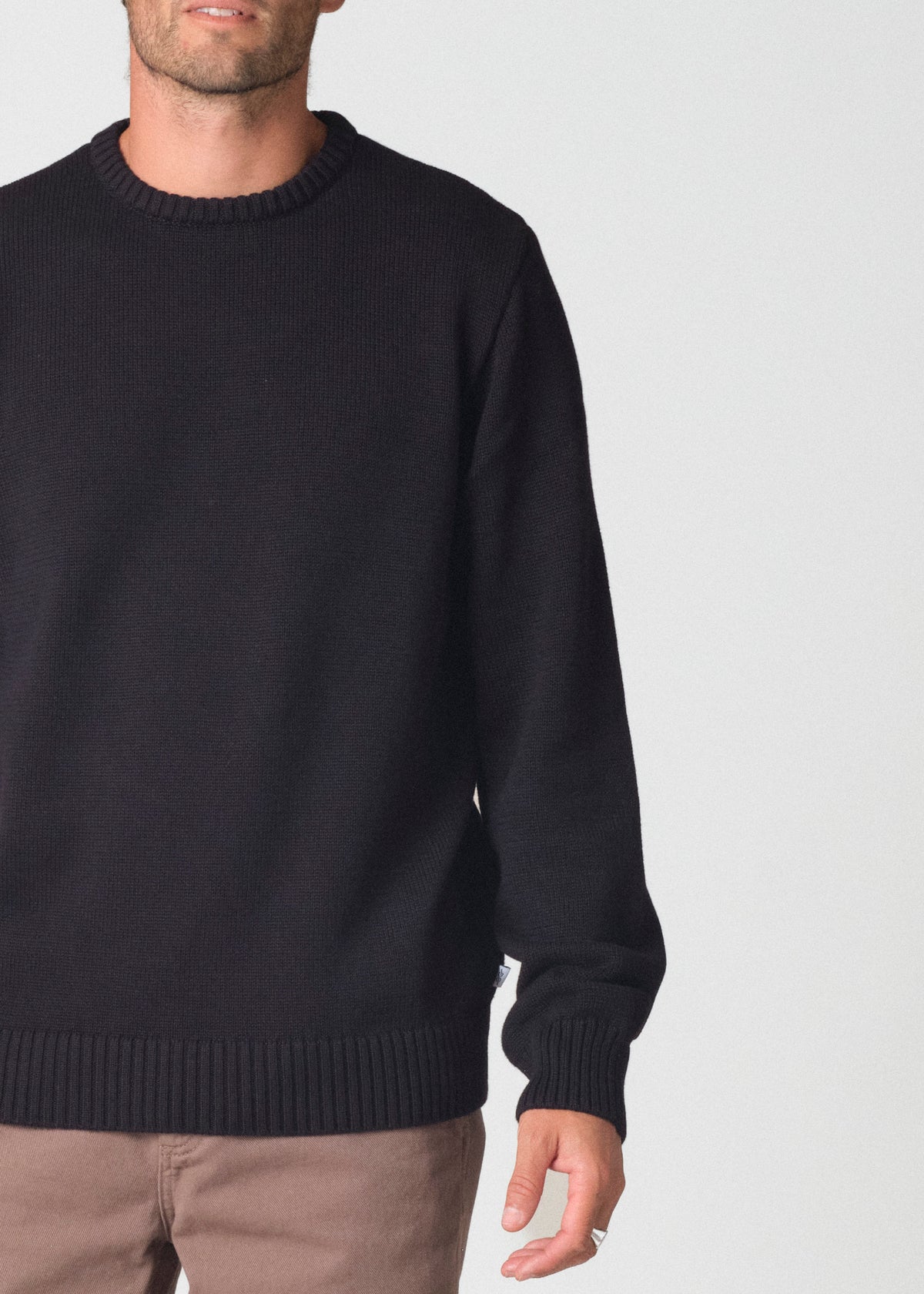 Klitmøller Collective ApS Dylan Knit Knitted sweaters Black