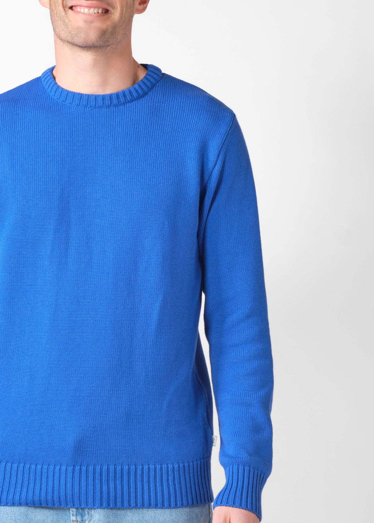 Klitmøller Collective ApS Dylan Knit Knitted sweaters Surf blue