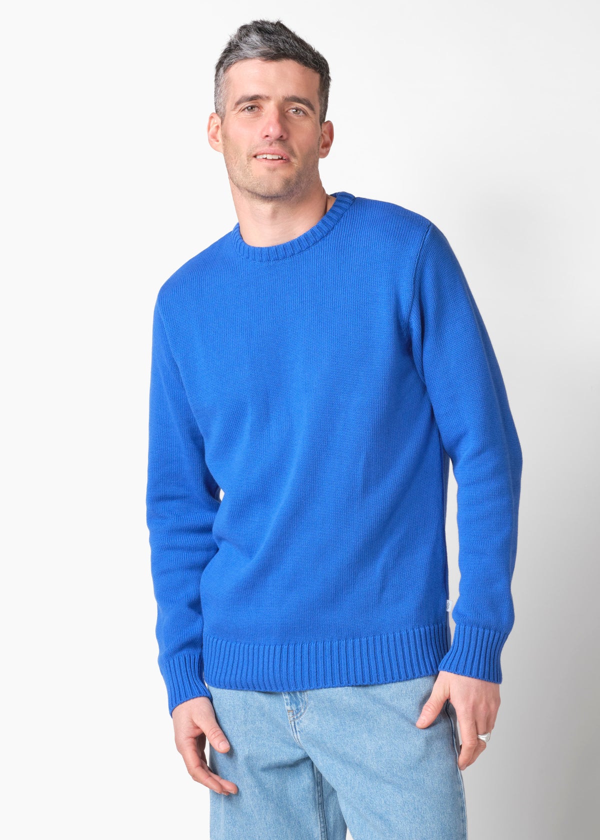 Klitmøller Collective ApS Dylan Knit Knitted sweaters Surf blue