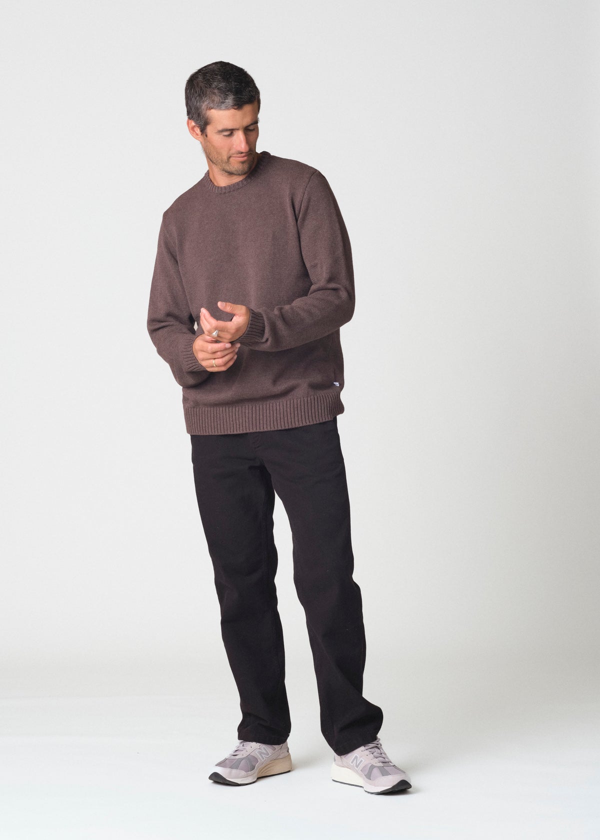 Klitmøller Collective ApS Dylan Knit Knitted sweaters Taupe