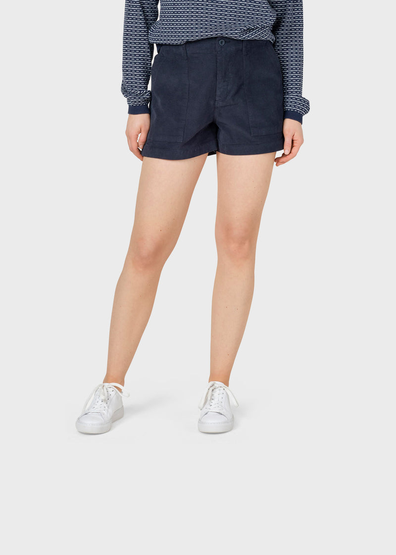 Klitmøller Collective ApS Eileen cord shorts Walkshorts Navy