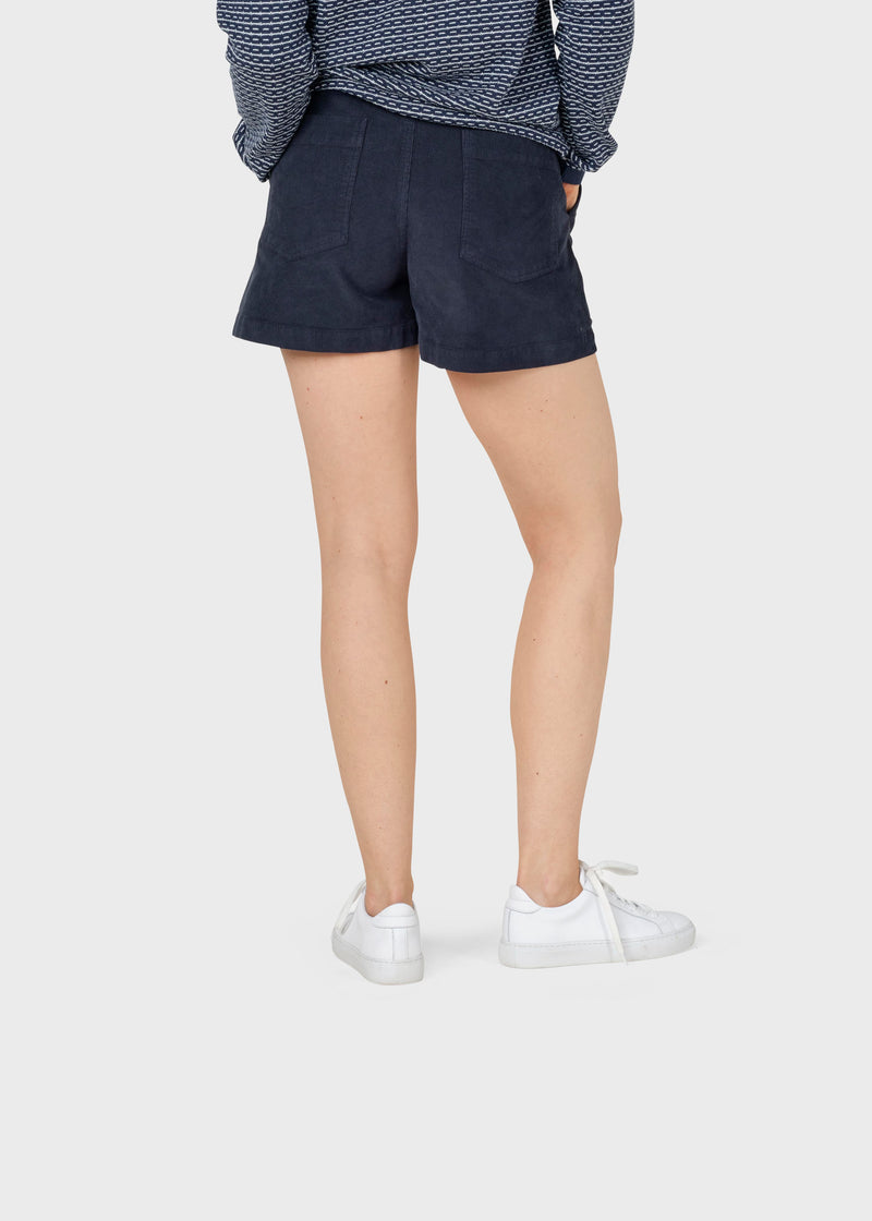 Klitmøller Collective ApS Eileen cord shorts Walkshorts Navy