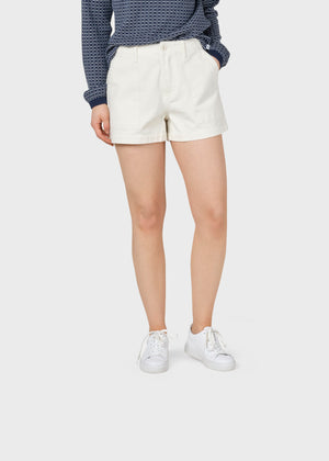 Klitmøller Collective ApS Eileen denim shorts Walkshorts Cream