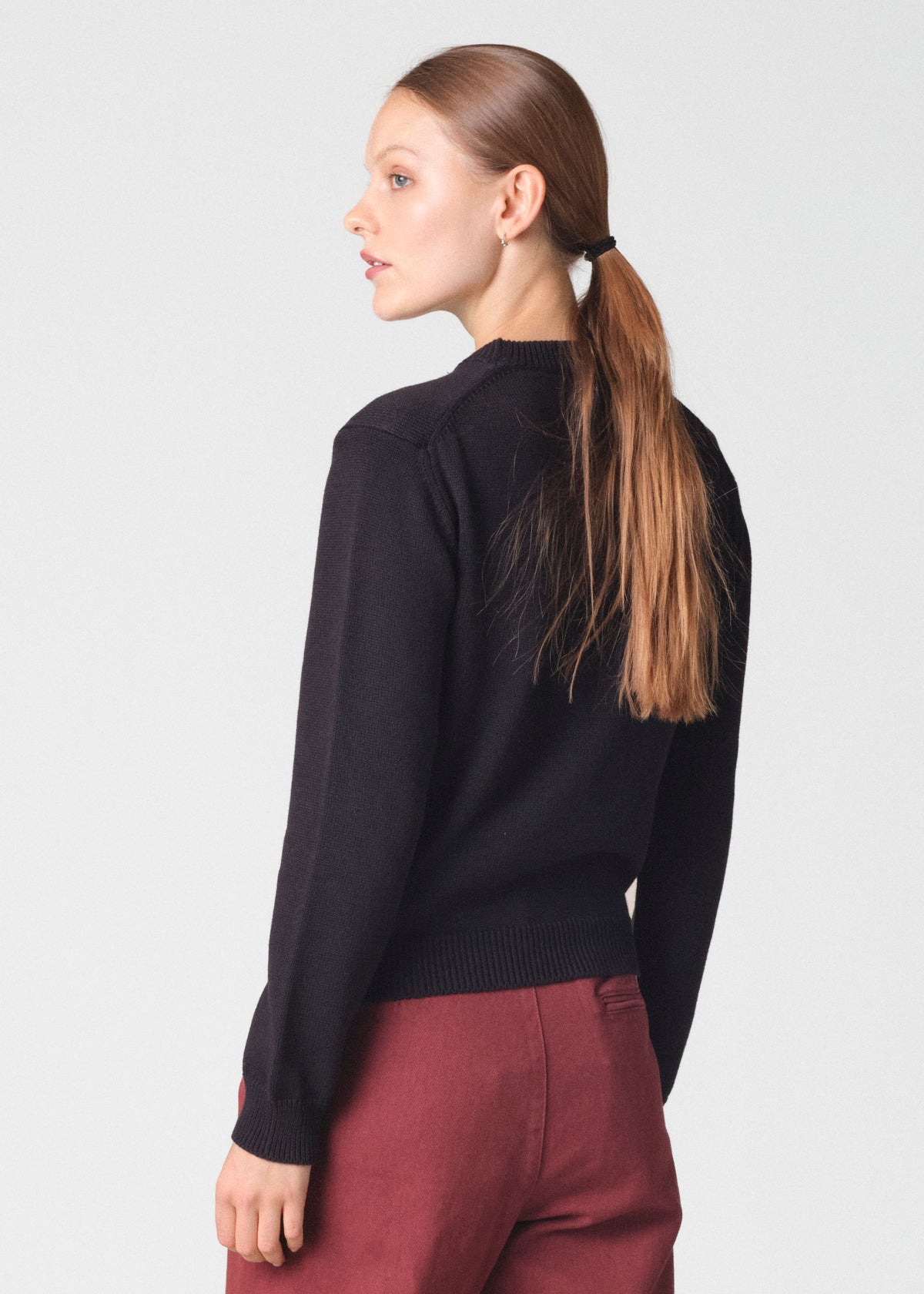 Klitmøller Collective ApS Elise knit Knitted sweaters Black