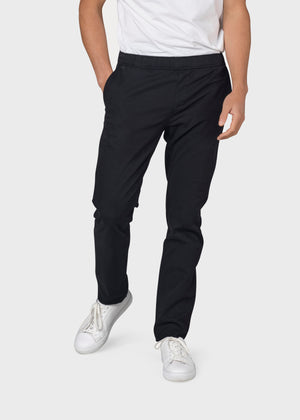 Klitmøller Collective ApS Elliot twill chino Pants Black