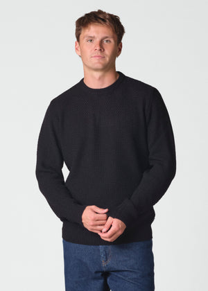 Klitmøller Collective ApS Elmer knit Knitted sweaters Black