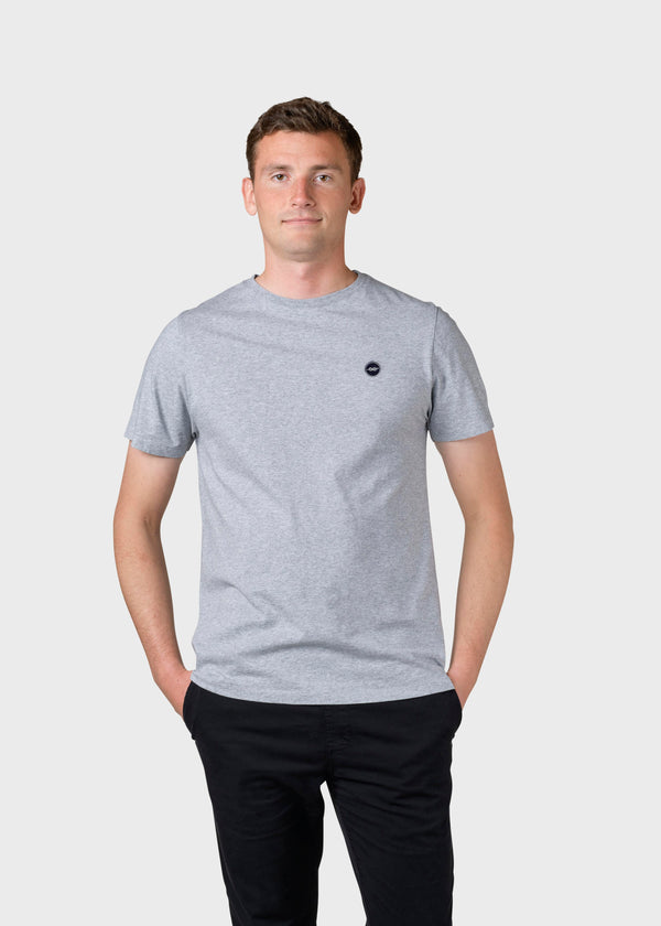 Klitmøller Collective ApS Elton tee T-Shirts Grey melange