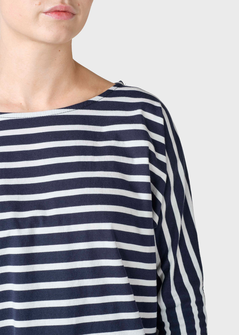 Klitmøller Collective ApS  Emma striped tee T-Shirts Navy/cream