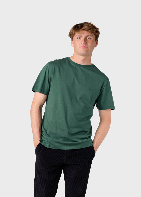 Klitmøller Collective ApS Felix tee T-Shirts Moss Green