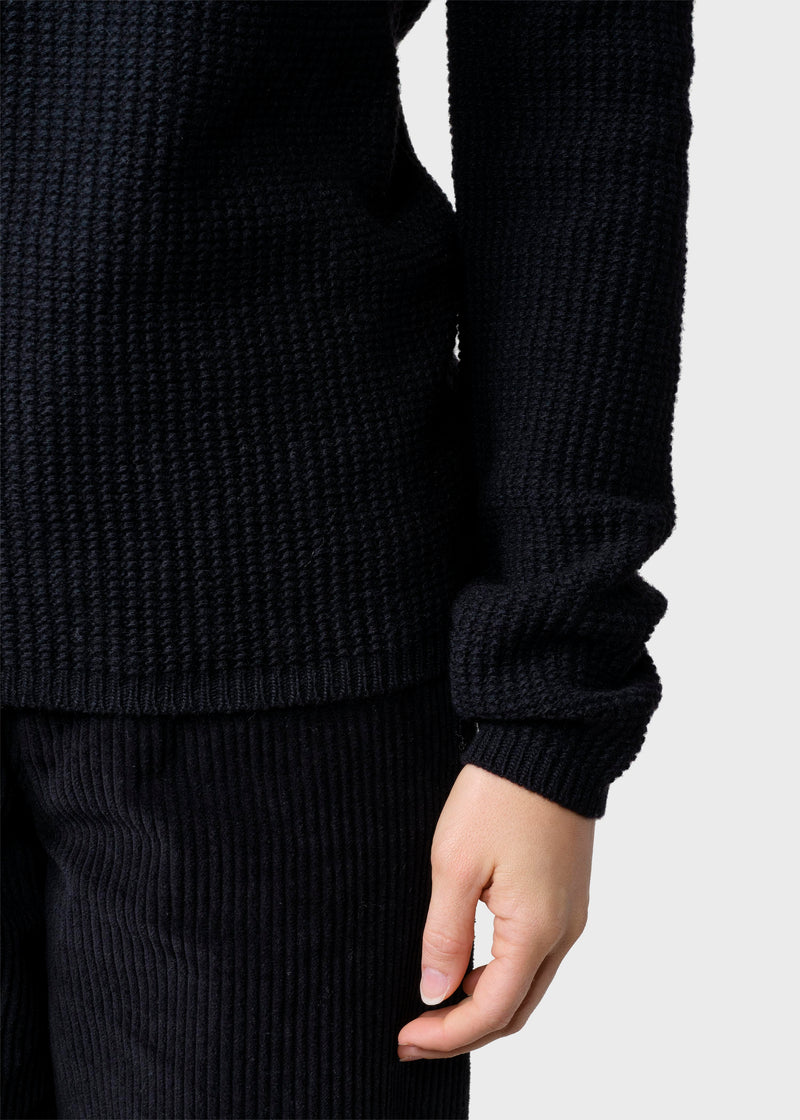Klitmøller Collective ApS Fenja Knit Knitted sweaters Black
