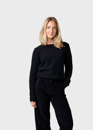 Klitmøller Collective ApS Fenja Knit Knitted sweaters Black