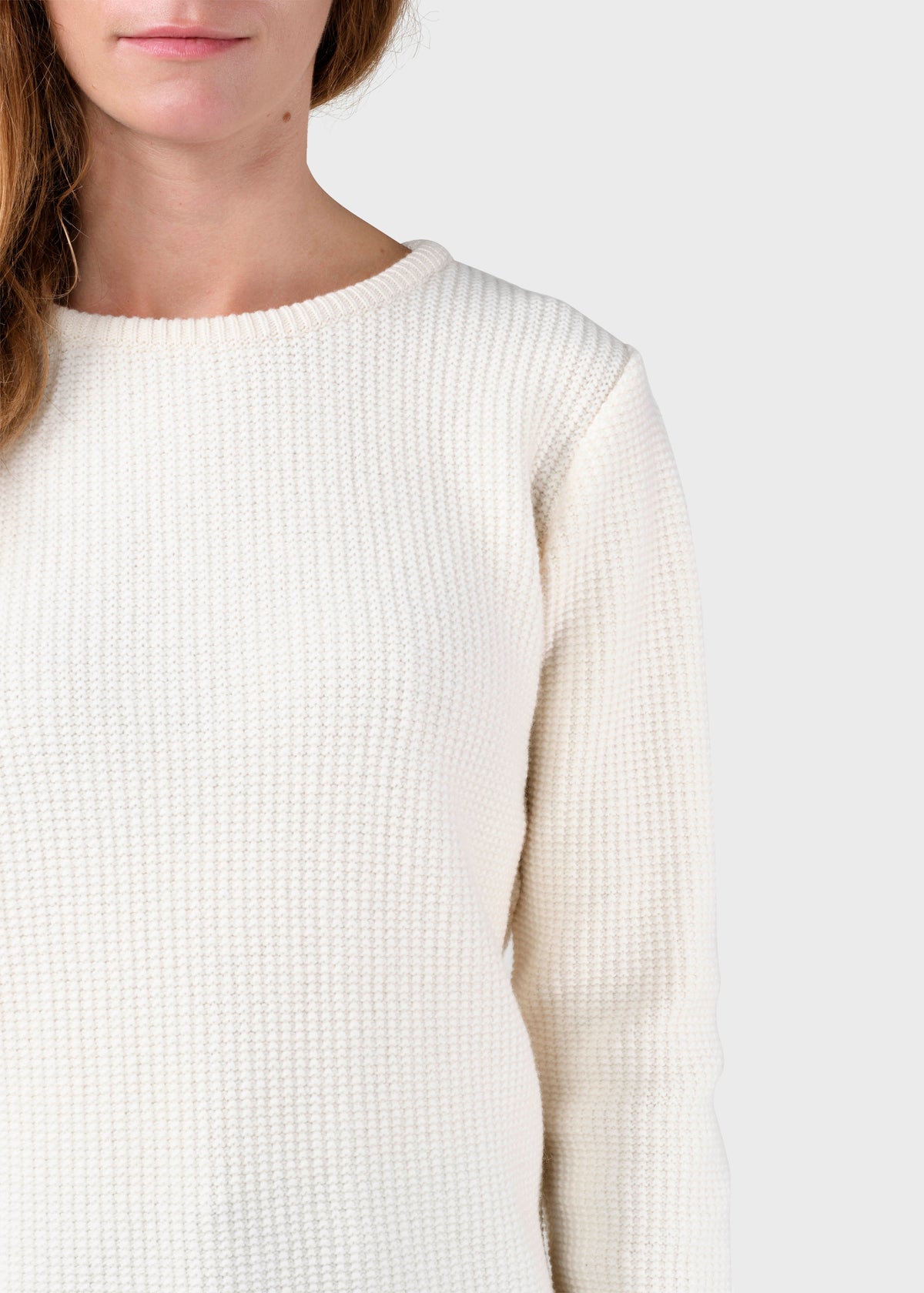 Klitmøller Collective ApS Fenja Knit Knitted sweaters Cream