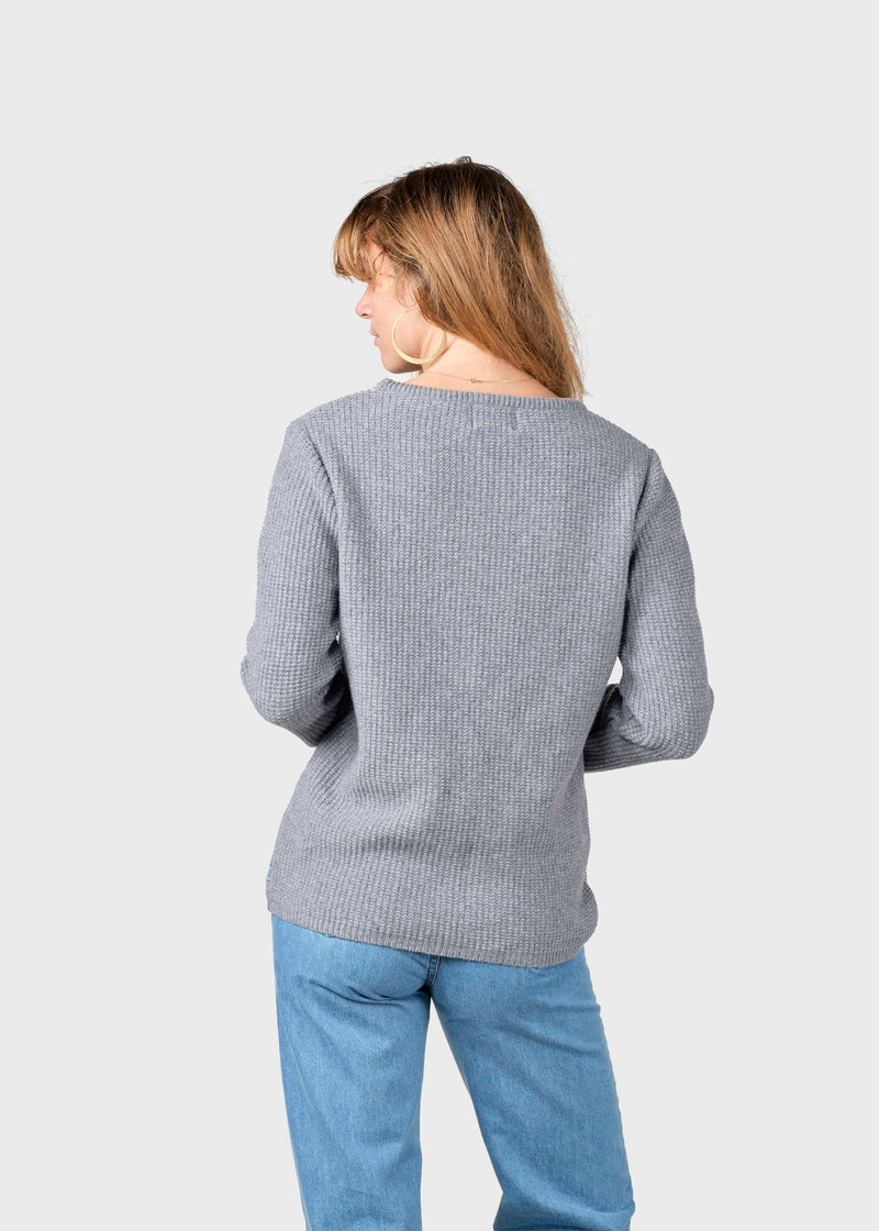 Gro knit dress - Light grey –