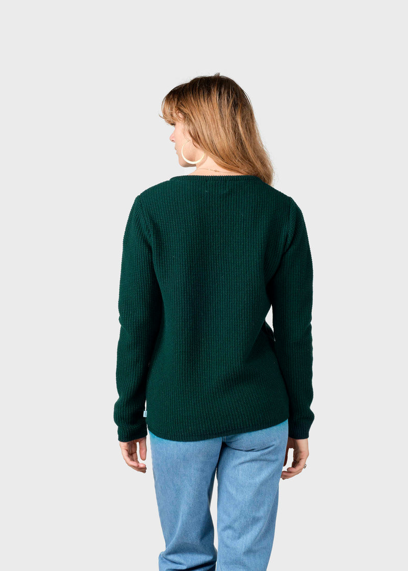 Klitmøller Collective ApS Fenja Knit Knitted sweaters Moss Green