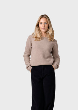 Klitmøller Collective ApS Fenja Knit Knitted sweaters Sand