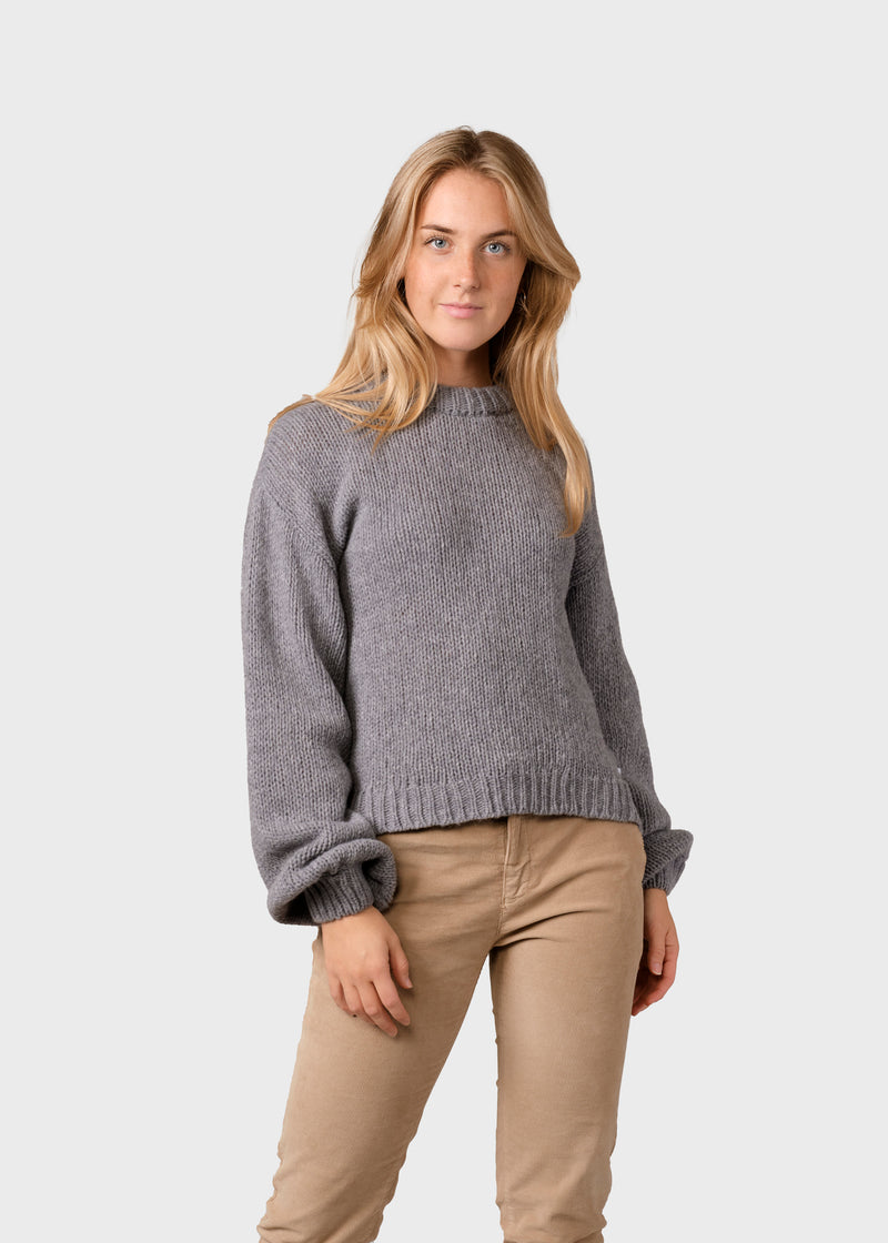 Klitmøller Collective ApS Fie knit Knitted sweaters Light grey