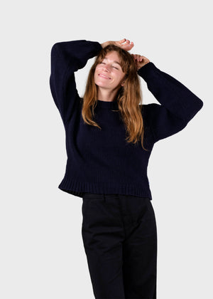 Klitmøller Collective ApS Fie knit Knitted sweaters Navy