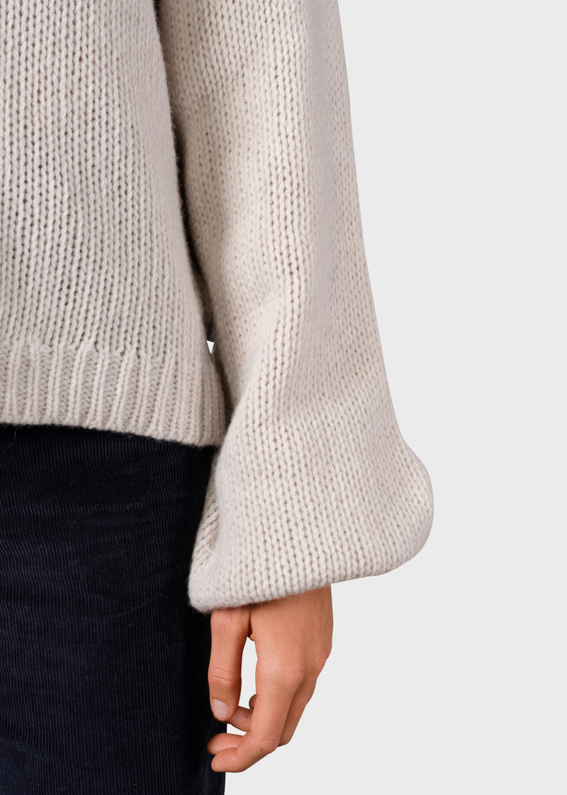 Klitmøller Collective ApS Fie knit Knitted sweaters Pastel grey