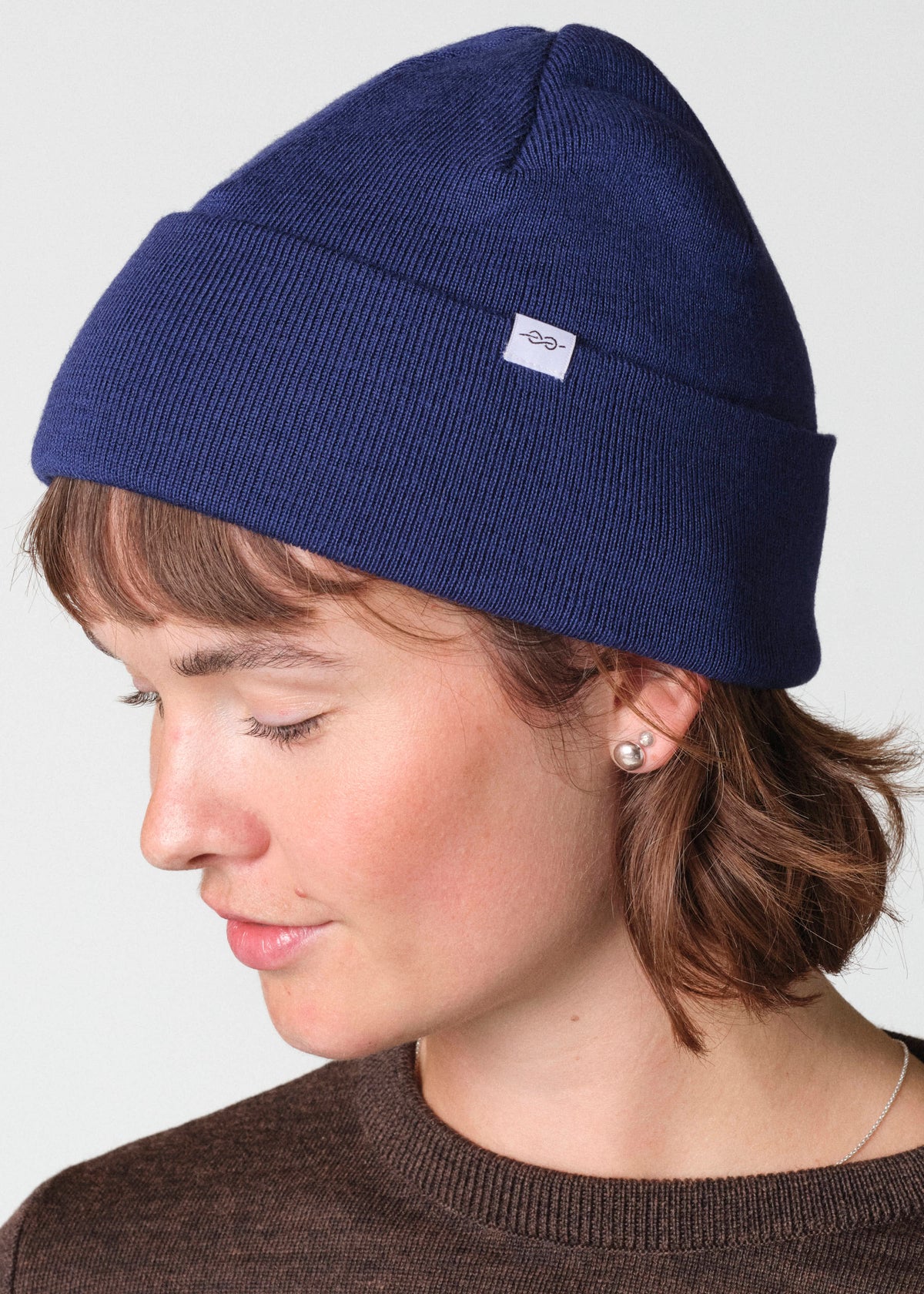 Klitmøller Collective ApS Fine rib beanie Beanies Surf blue