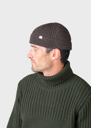 Klitmøller Collective ApS Fine short beanie  Beanies Taupe