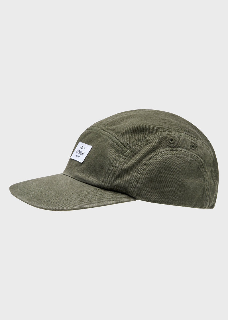 Klitmøller Collective ApS Five panel cap Caps Olive