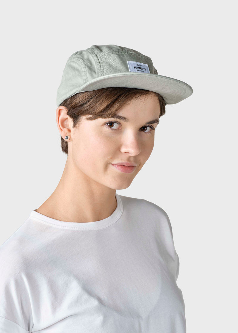 Klitmøller Collective ApS Five panel cap Caps Sage