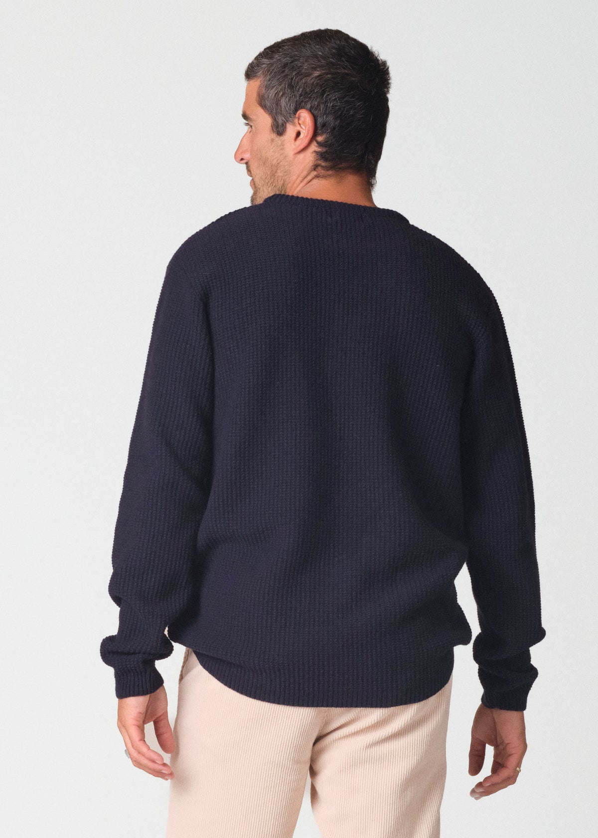 Klitmøller Collective ApS Frede knit Knitted sweaters Navy