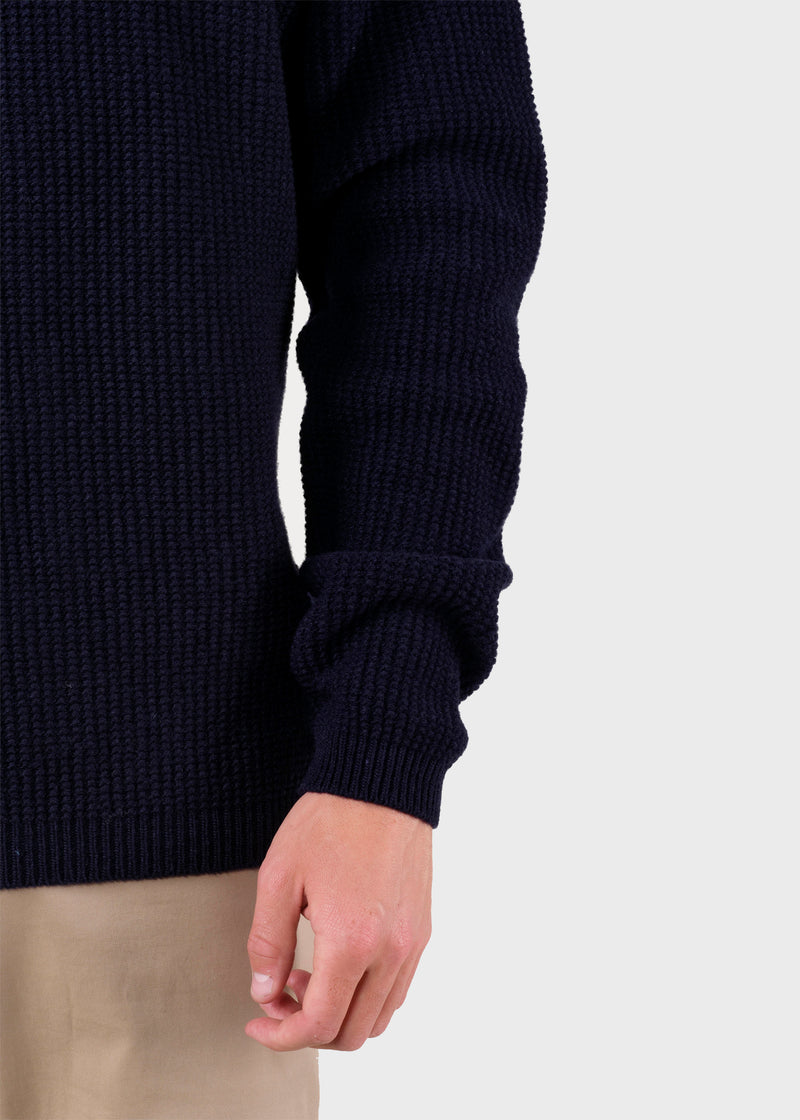 Klitmøller Collective ApS Frede knit Knitted sweaters Navy