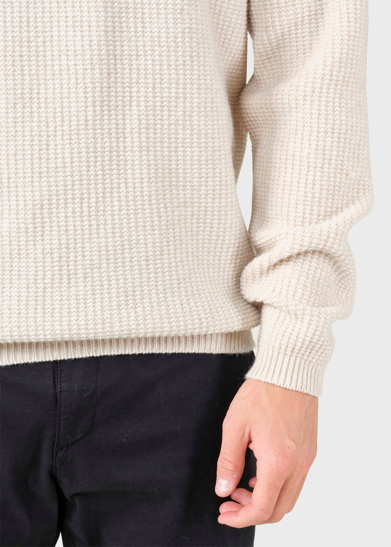 Klitmøller Collective ApS Frede knit Knitted sweaters Pastel sand