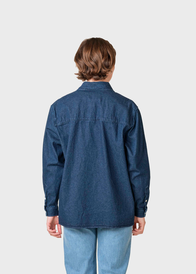 Klitmøller Collective ApS Freja shirt Shirts Dark stonewash denim