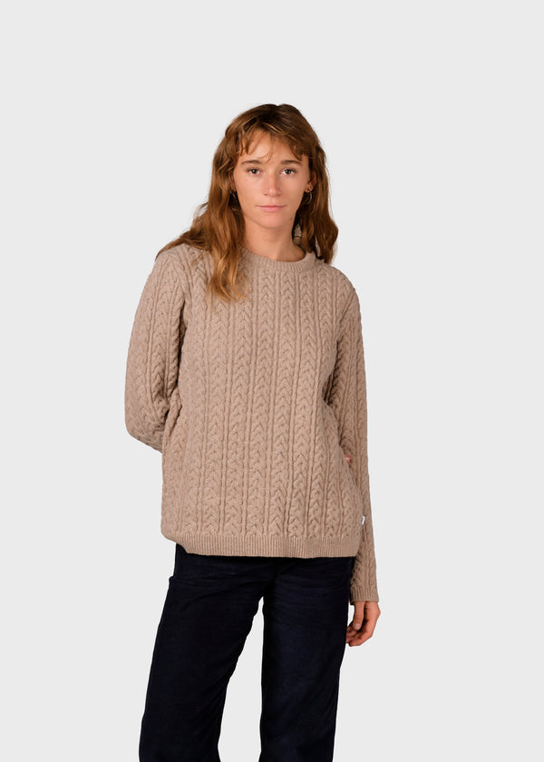Klitmøller Collective ApS Fryd knit Knitted sweaters Sand